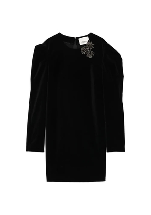 ISABEL MARANT Danee embellished puff-sleeve mini dress - Black