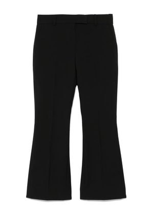Alexander McQueen pressed-crease trousers - Black