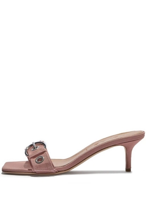 Aeyde 55mm Ilvy buckle-detail sandals - Pink