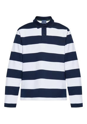 Paul & Shark striped long-sleeve polo shirt - Blue