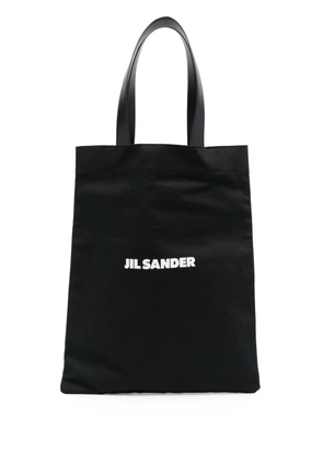 Jil Sander Book logo-print tote bag - Black