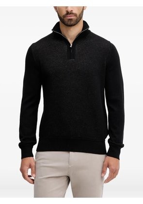 BOSS half-zip sweater - Black
