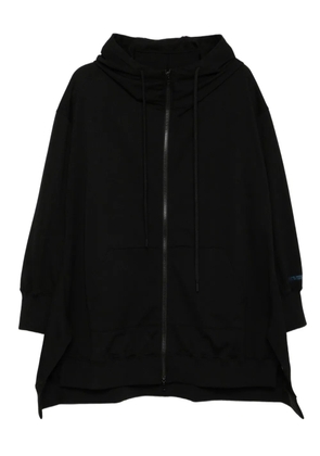 Yohji Yamamoto hooded track dress - Black