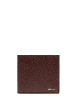 Bally logo-print leather wallet - Brown