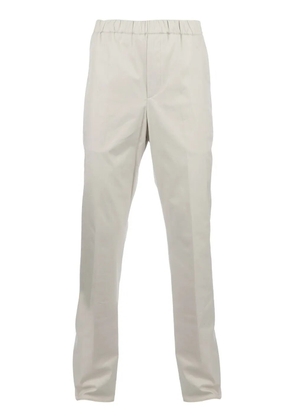 Neil Barrett elasticated waist trouser - White