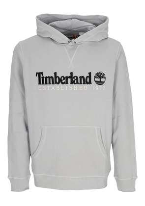 Timberland logo-embroidered hoodie - Grey