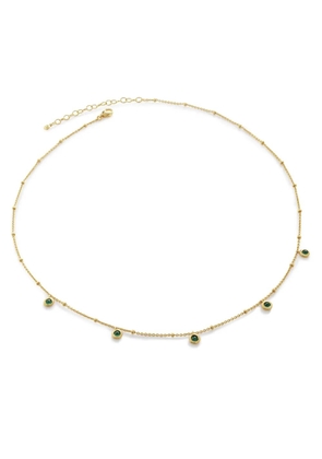 Monica Vinader Onyx Mini gem choker necklace - Gold