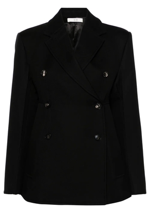 Co notched-lapels double-breasted blazer - Black