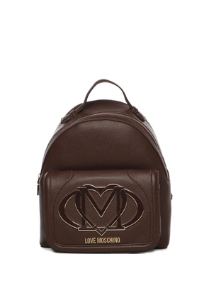 Love Moschino logo backpack - Brown