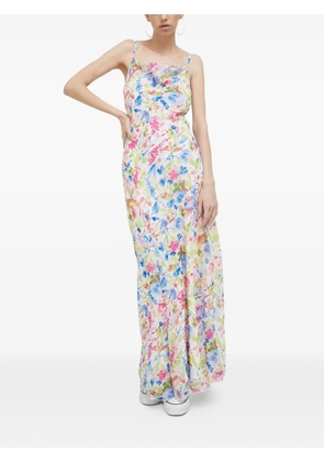 Abercrombie & Fitch abstract-pattern maxi dress - White
