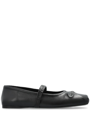 Marni bow ballerina shoes - Black