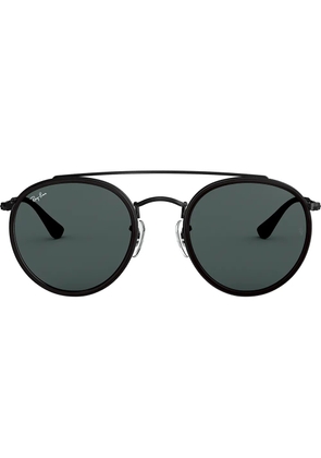 Ray-Ban RB3647 round double-bridge sunglasses - Black