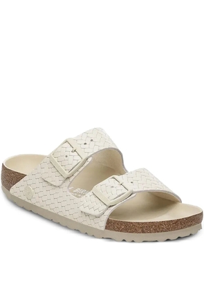 Birkenstock Arizona Rivet woven slides - Neutrals