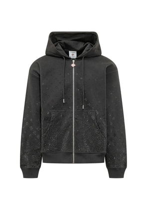 Casablanca zip-up hoodie - Black