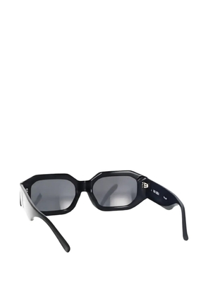 The Attico geometric-frame sunglasses - Black