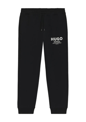 HUGO logo-print track pants - Black