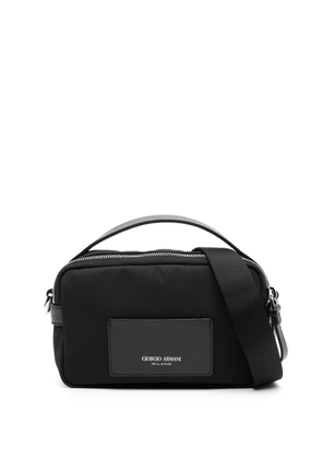 Giorgio Armani logo-print tote bag - Black