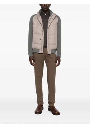 Corneliani knitted panel jacket - Neutrals