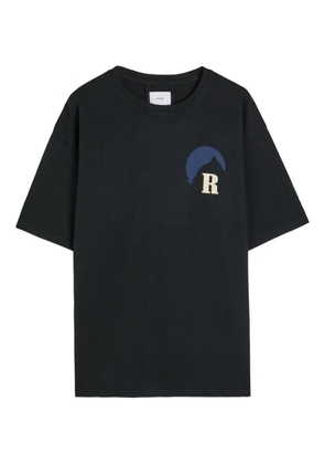 RHUDE mountain-graphic T-shirt - Black