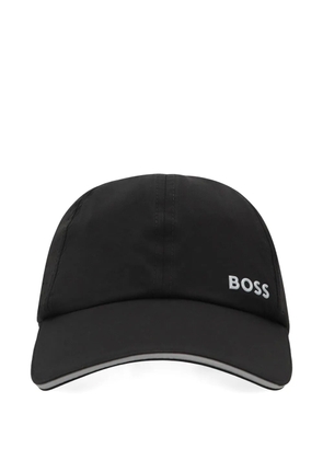 BOSS logo-lettering baseball cap - Black