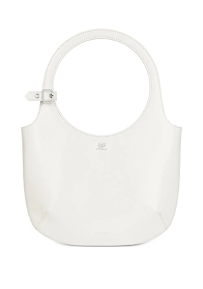 Courrèges buckle-detail tote bag - White