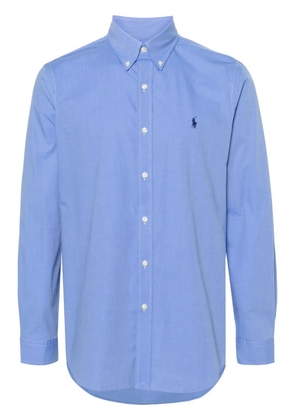 Polo Ralph Lauren Polo Pony-embroidered poplin shirt - Blue