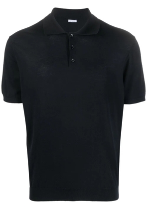 Malo fine-knit cotton polo shirt - Blue