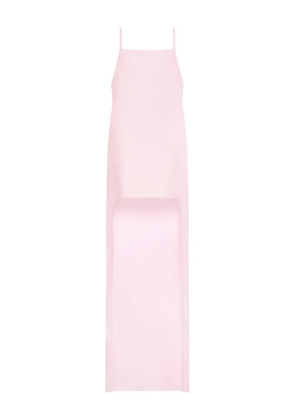 Courrèges backless crêpe dress - Pink