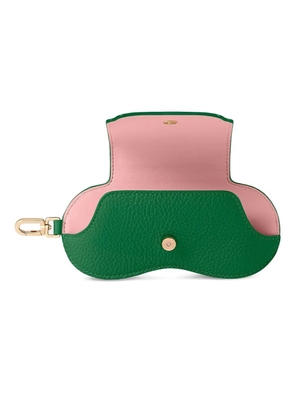 MAISON de SABRÉ clippable leather sunglasses case - Green