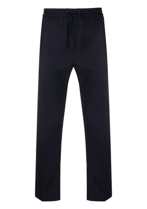 Calvin Klein straight-leg drawstring-waist trousers - Blue