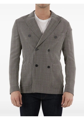 Tonello double-breasted Glen plaid jacket - Neutrals