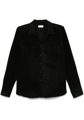 Universal Works felted-finish shirt - Green