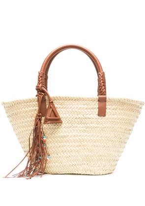 Alanui large Icon Palm Leaf tote bag - Neutrals