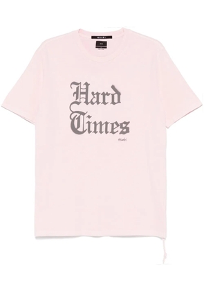 Ksubi slogan-print T-shirt - Pink