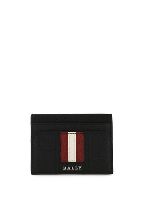 Bally striped leather cardholder - Black