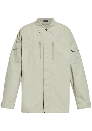 Balenciaga cotton shirt jacket - Neutrals