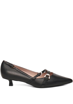 Coccinelle 30mm Fernanda buckle-strap heeled pumps - Black