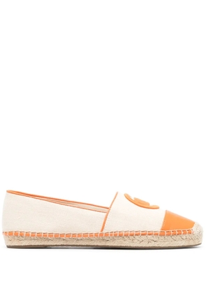Michael Michael Kors monogram-embroidered espadrilles - Neutrals