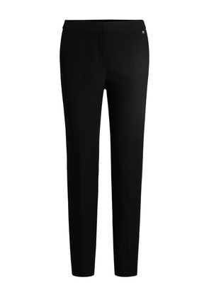 HUGO logo-plaque trousers - Black