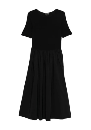 Emporio Armani short-sleeved maxi dress - Black
