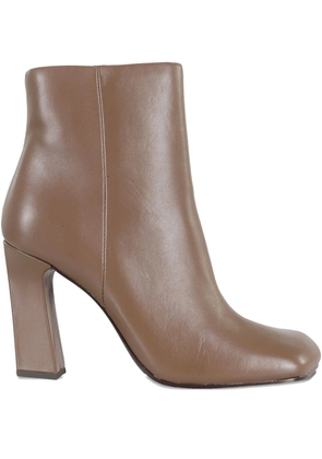 Ash 95mm Alina block-heel ankle boots - Brown