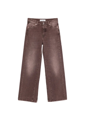 OUR LEGACY straight-leg treble cut jeans - Brown