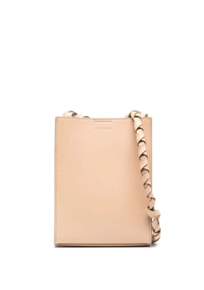 Jil Sander Tangle leather shoulder bag - Neutrals