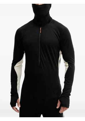 icebreaker zip-fastening balaclava ski jumpsuit - Black