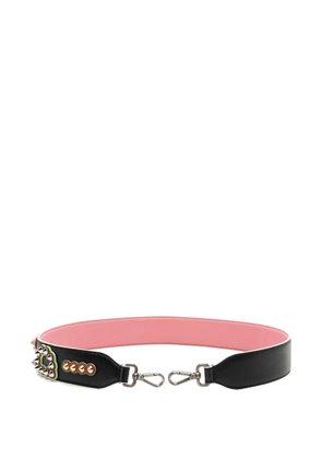 Fendi Pre-Owned studded-embellishment leather strap - Black