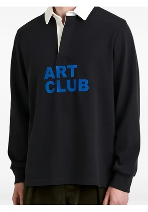 JW Anderson logo-embroidered polo shirt - Black