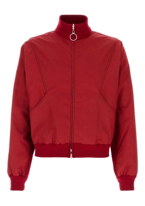 1989 STUDIO logo-patch bomber jacket - Red