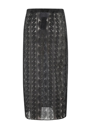 Erika Cavallini Alda midi skirt - Black