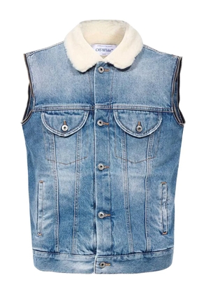 Off-White denim vest - Blue