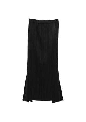 Pleats Please Issey Miyake Ole! flared pleated midi skirt - Black